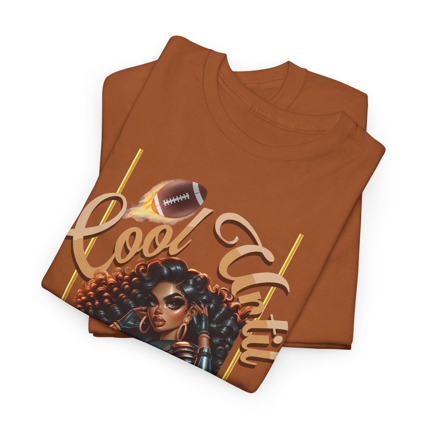 Cool Vibes Kickoff T-Shirt, Game Day Tee, Chic Football Apparel, Football Girl Shirt, Woman Glam Football Shirt, Cute Football Tees, Football Shirts