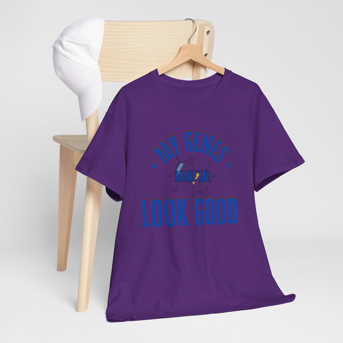 My Genes Make Me Look Good - Funny Science-Inspired Apparel, Self Confidence T-Shirts, Gift for a Scientist, Funny Science Gifts