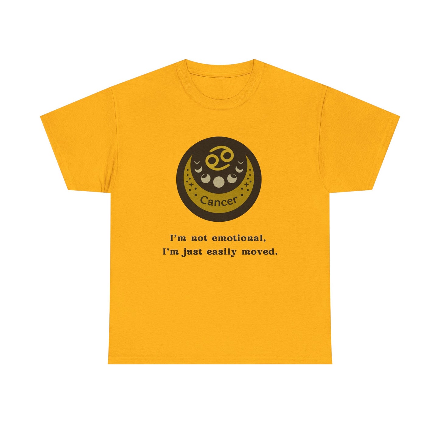 Cancer T-Shirt, Cancer Horoscope Gifts, Birth Month Gifts, Zodiac Sign T-Shirt Gifts, Astrology T-Shirt, Unisex Heavy Cotton Tee, Gift for a Cancer Horoscope