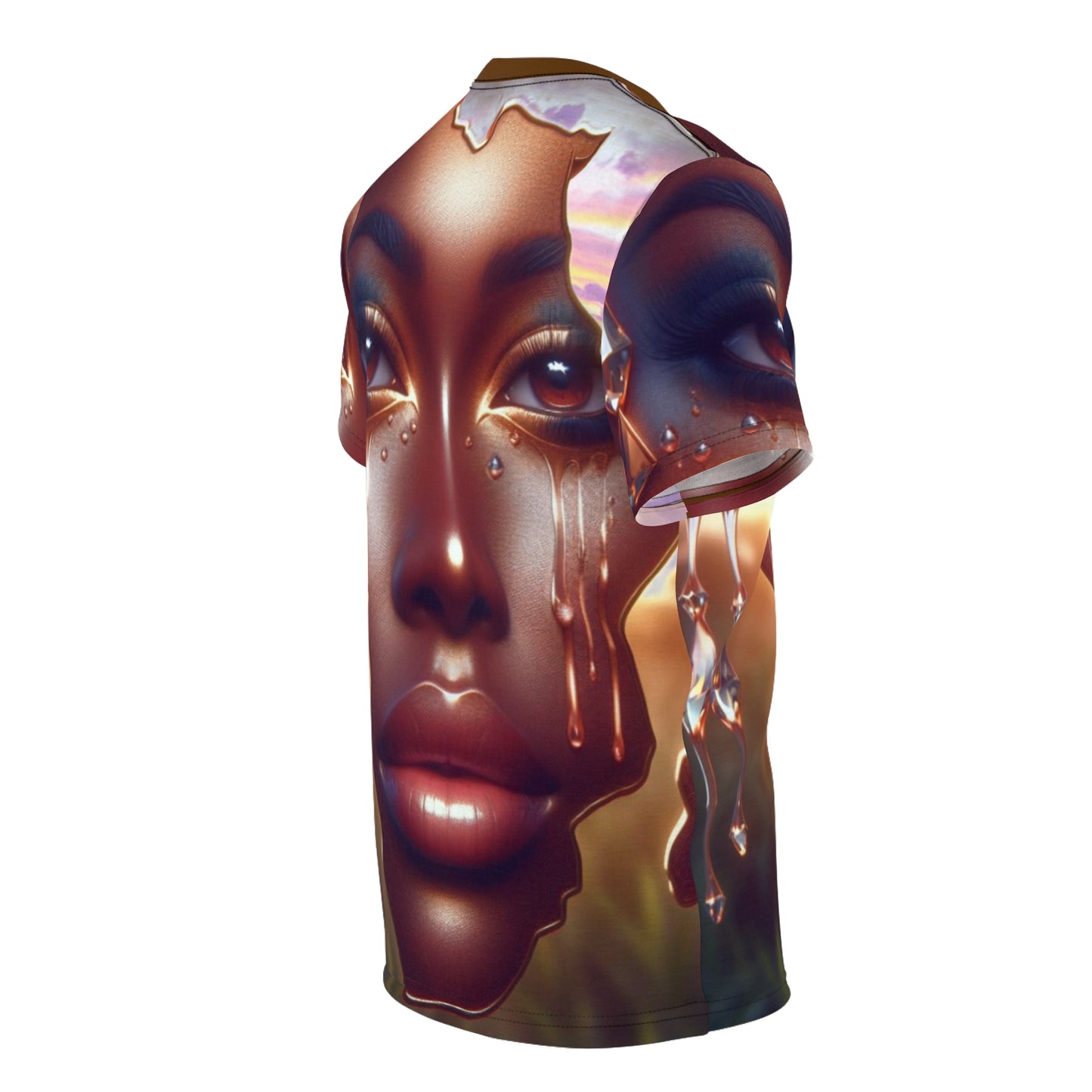 Artistic African Tee for Women, Unique Graphic African Shirt, Handcrafted Apparel, Gift for Art Lovers, Celebration Fashion, Mother Africa T-Shirt