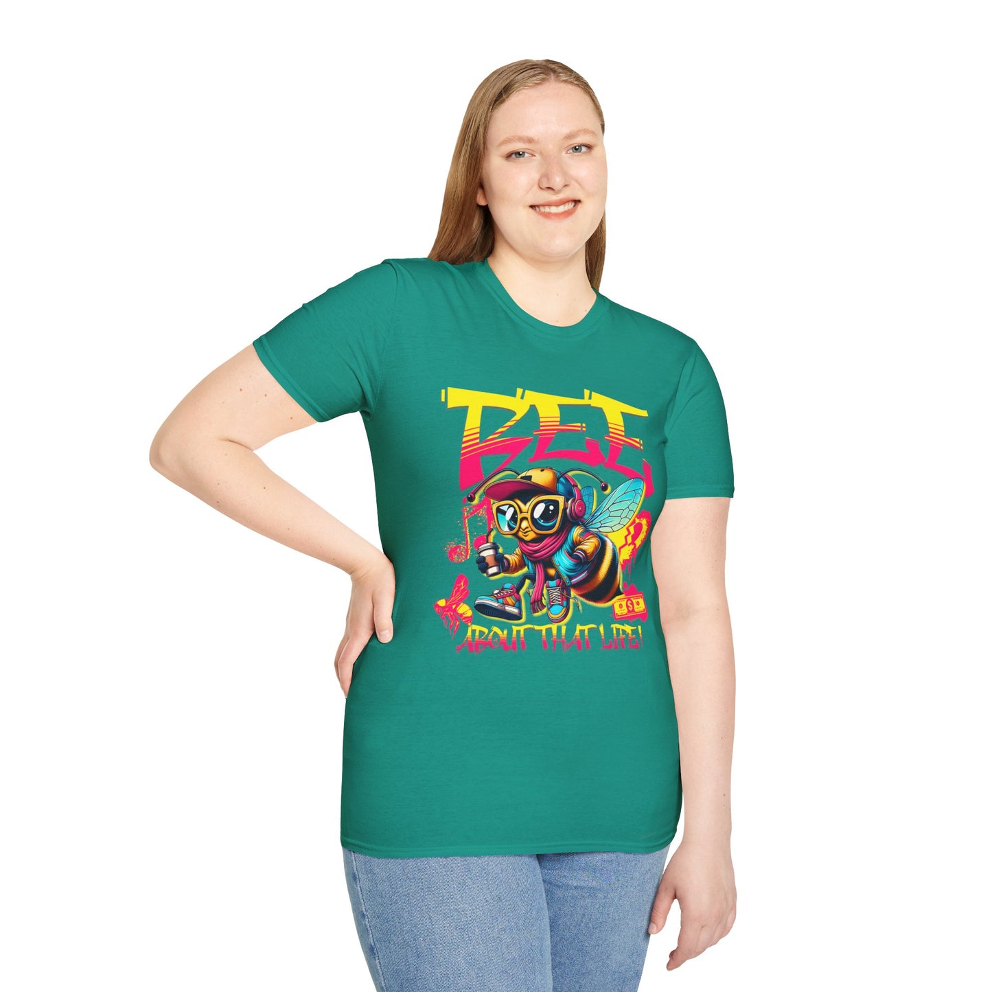 Beekeeper Graphic T-Shirt, Cute Bee Lovers T-Shirt, Fun Colorful Graphic Bee Tee, Summer Casual Wear, Gift for Bee Enthusiast