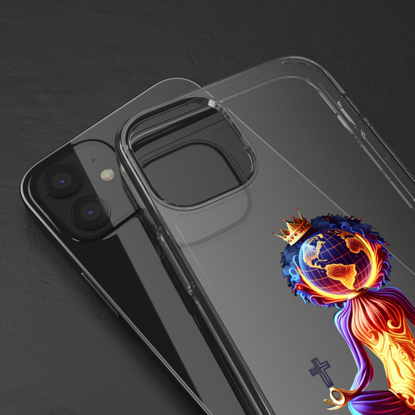 "Heavy is the Head" Clear Cellphone Case Cases, Inspirational Cellphone Case for iPhone and Samsung Phones, Custom Cellphone Case