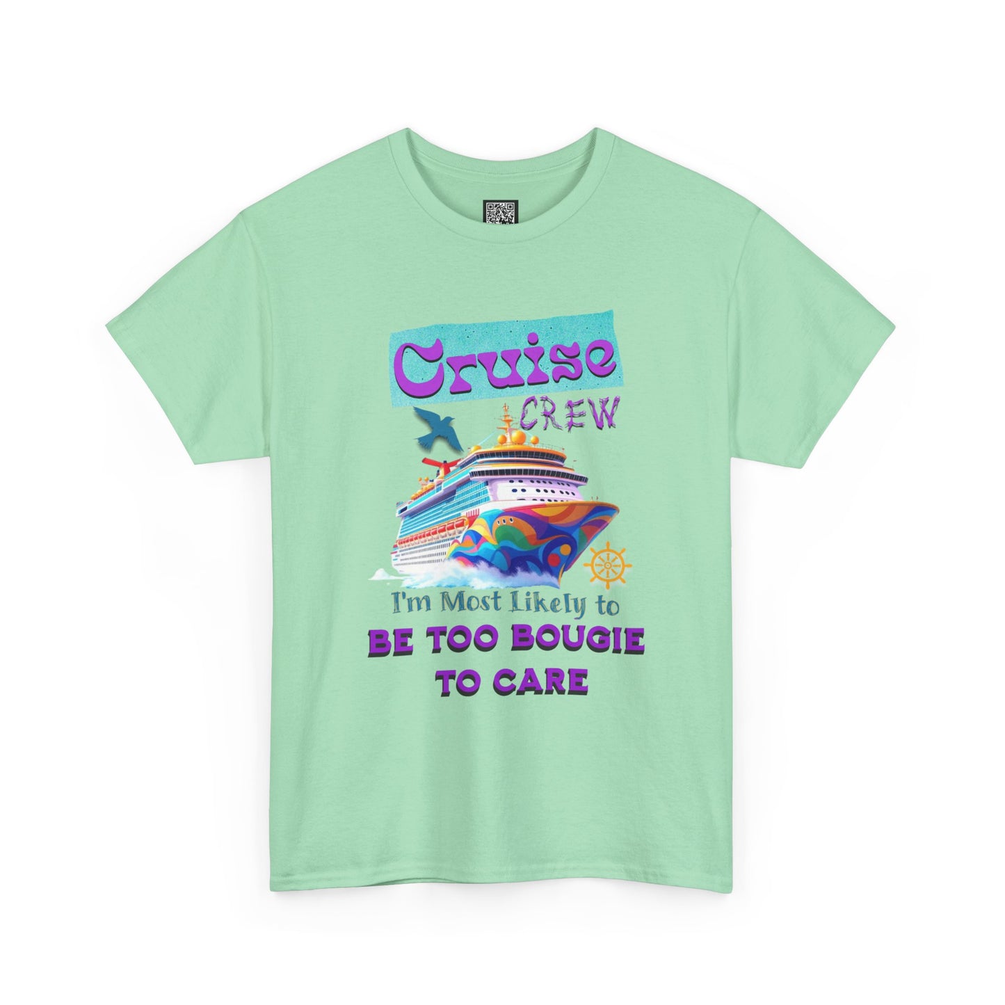 Cruise Crew Tee: Be Too Bougie to Care, Vacation Outfits, Nautical Shirt, Travel Gift, Summer Apparel, T-Shirt for the Bougie One