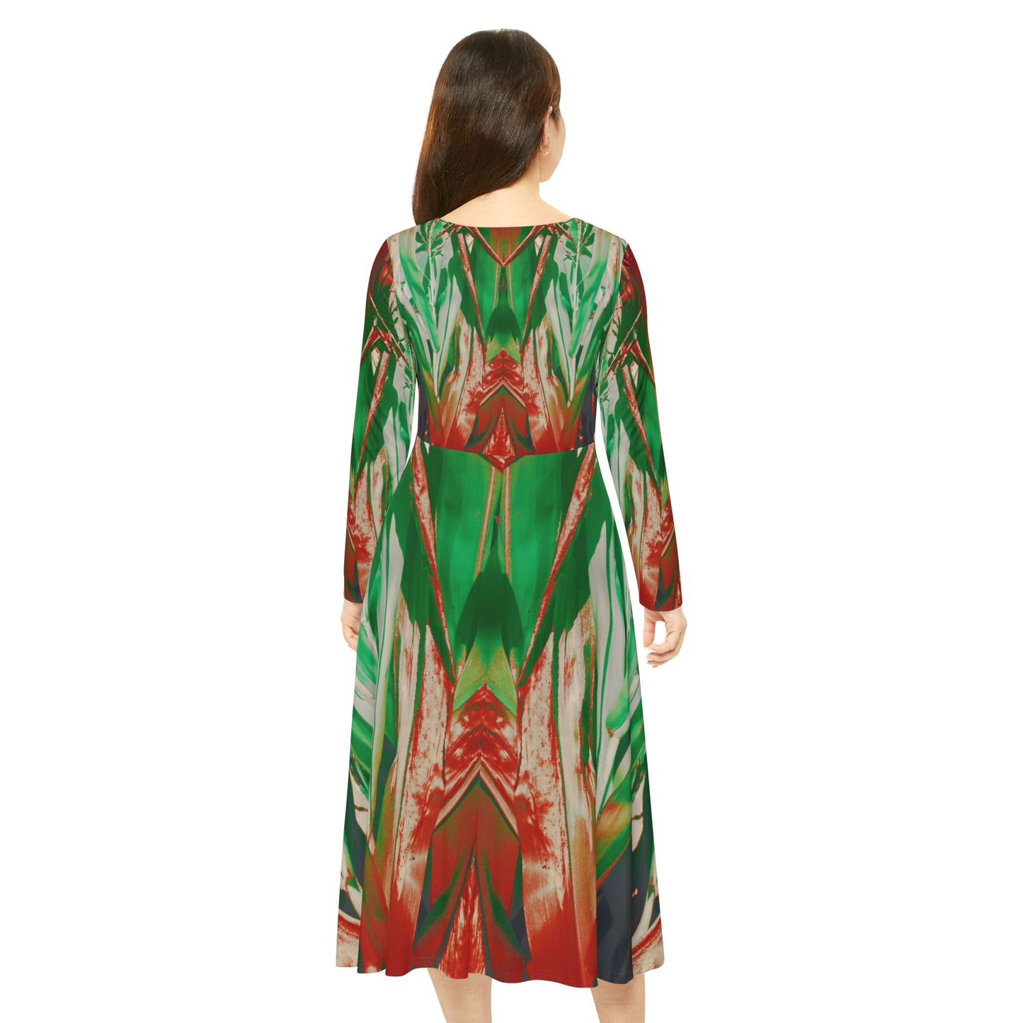 Vibrant Long Sleeve Dance Dress - Perfect for Performances & Celebrations, Praise Dance Dress
