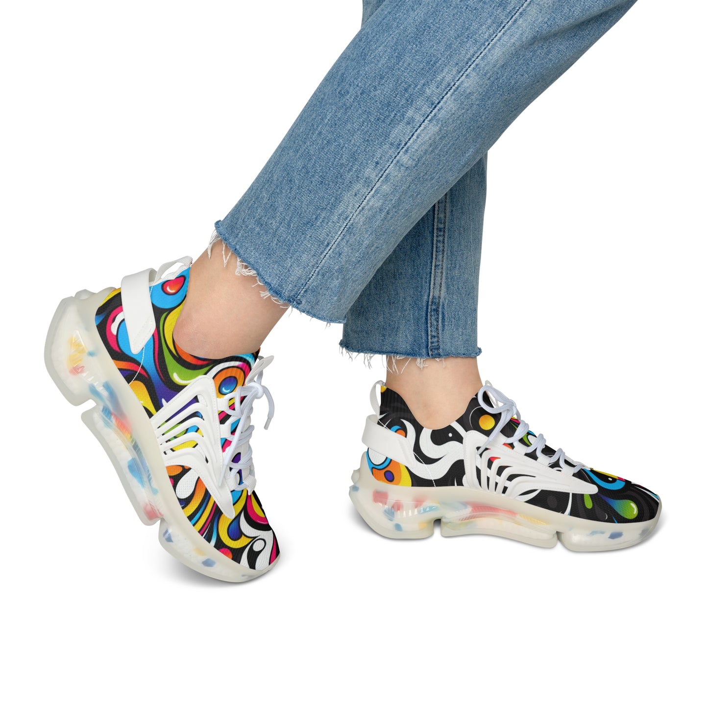 Colorful Women's Mesh Sneakers, Trendy Athletic Shoes for Comfort, Fashion, Casual Wear, Gifts, Summer Sneakers for Women