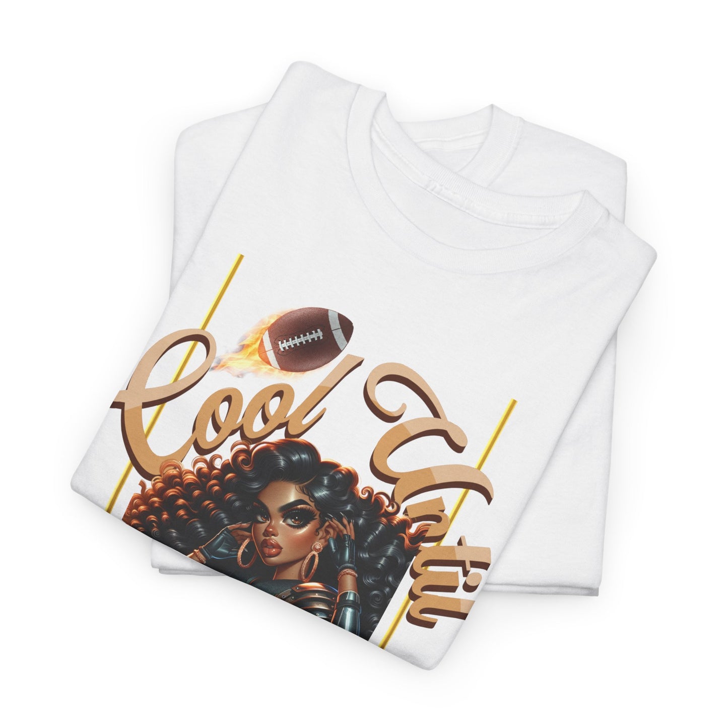 Cool Vibes Kickoff T-Shirt, Game Day Tee, Chic Football Apparel, Football Girl Shirt, Woman Glam Football Shirt, Cute Football Tees, Football Shirts