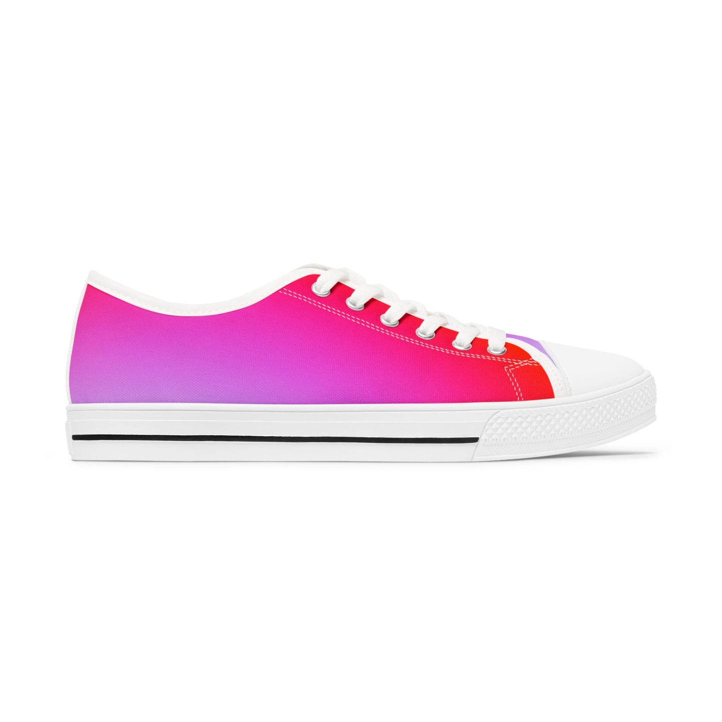 Gradient Women's Low Top Sneakers, Stylish Casual Women Shoes, Trendy Women Sneakers, Cute Summer Footwear, Gift for Her