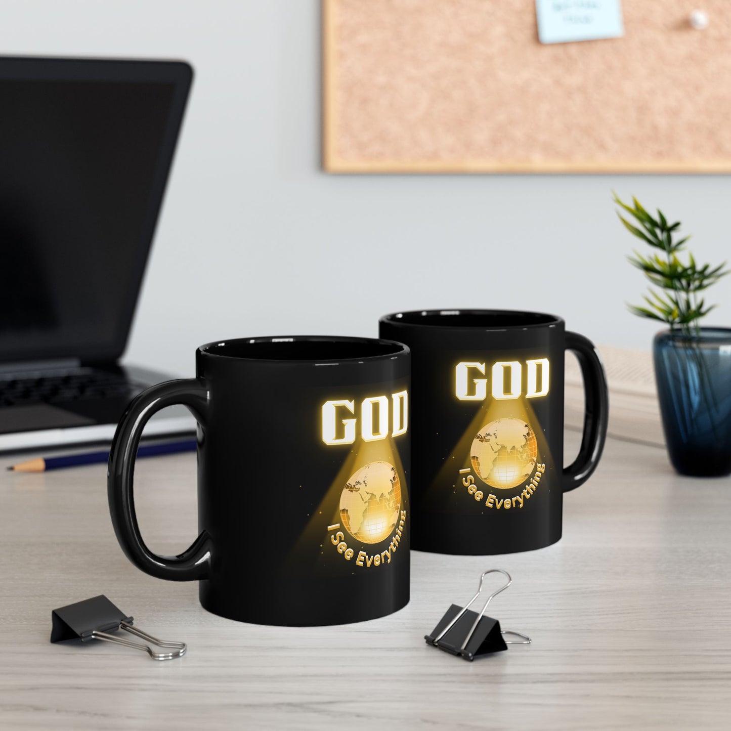 Christian Coffee Mug, Religious Coffee Mugs, Inspirational Mugs, Gifts for Christians, Gifts for A Pastor, Black Mug (11oz, 15oz),