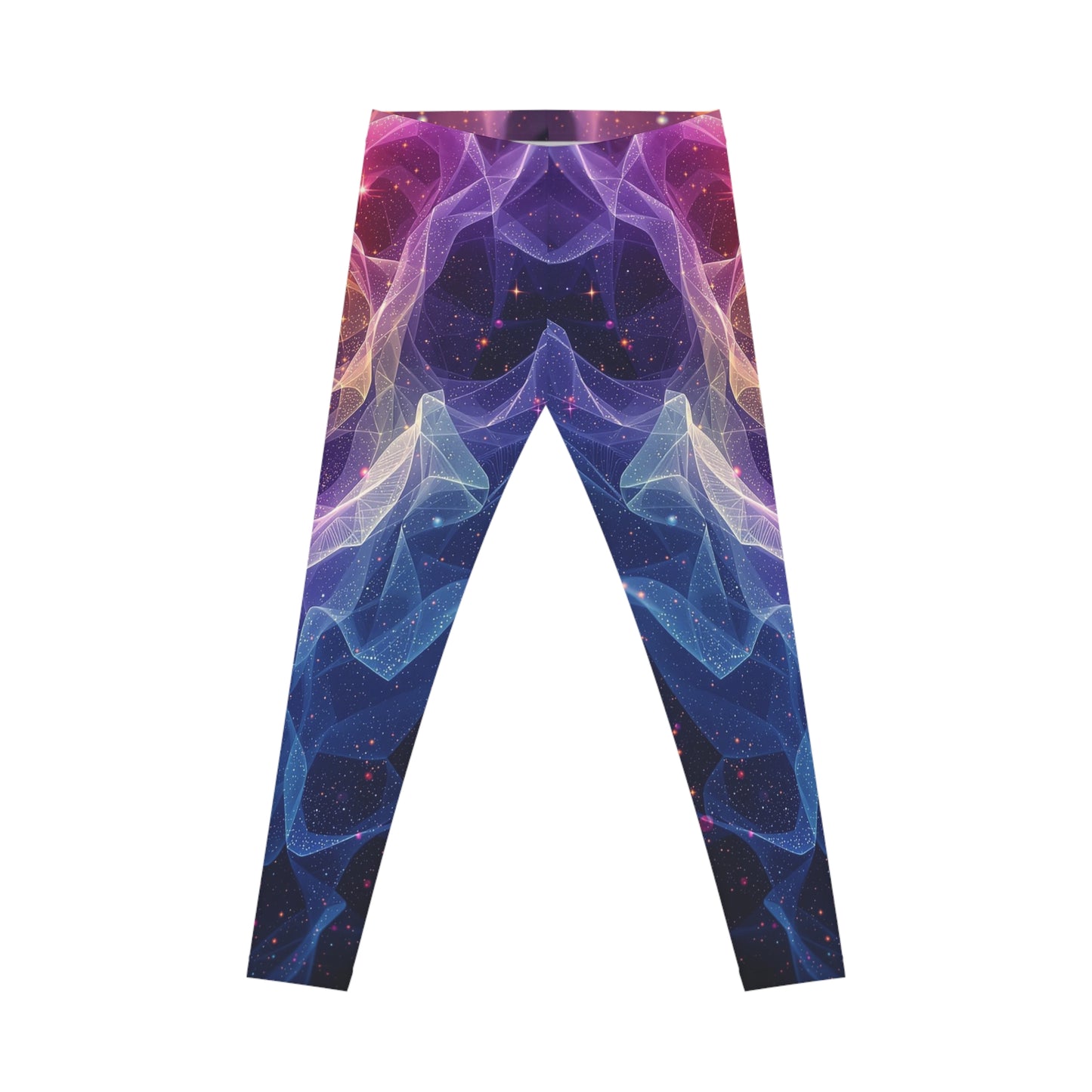 Cosmic Dreams Women's Leggings, Colorful Yoga Pants, Activewear for Women XS TO 2XL, One of a Kind Active Women Pants, Festival Fashion