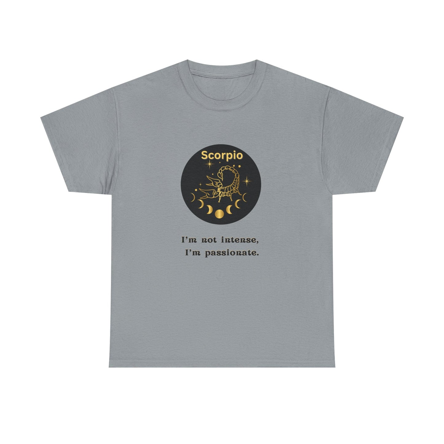 Scorpio T-Shirt, Scorpio Horoscope Gifts, Birth Month Gifts, Zodiac Sign T-Shirt Gifts, Astrology T-Shirt, Unisex Heavy Cotton Tee