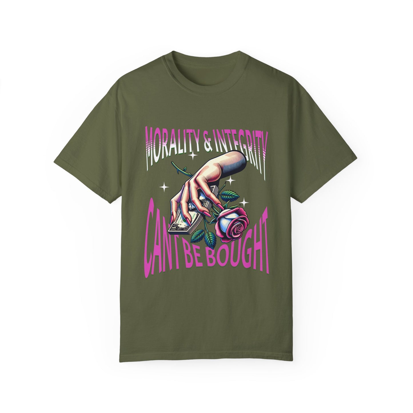 Morality & Integrity Can’t Be Bought T-Shirts, Inspirational T-Shirts, Unisex Morality Shirts, Motivational Shirts for a Gift, Integrity Shirts