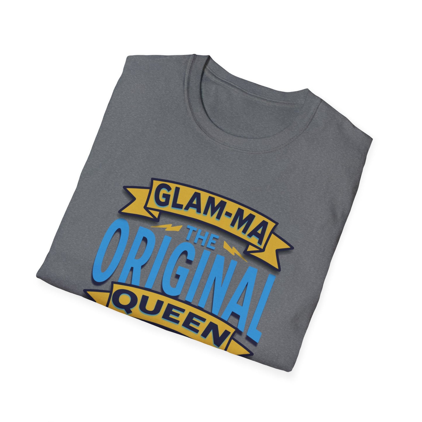 Glam-Ma Original Queen of Multitasking T-Shirt, Glam-Ma: Queen of Everything, Birthday Gift for Grandma, T-Shirt for Grandmothers, Cute Glam-Ma Gift