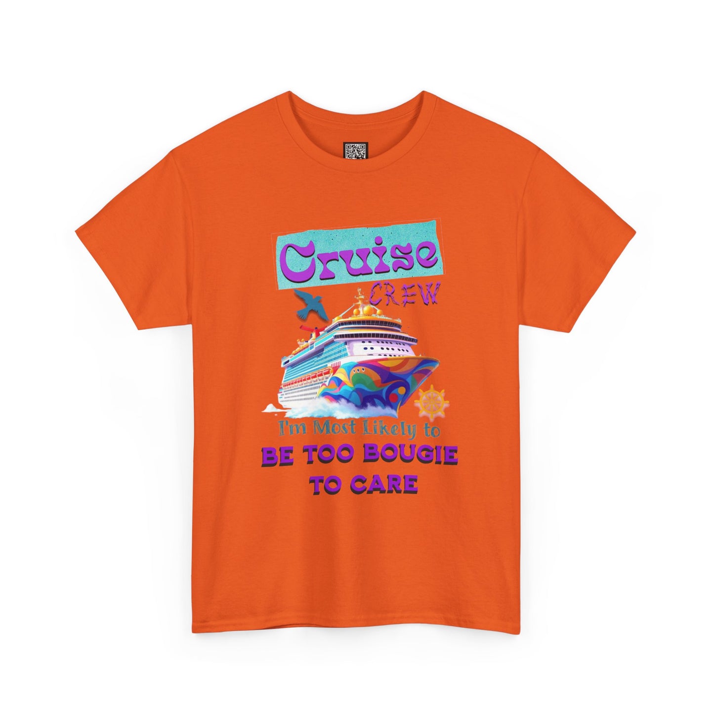 Cruise Crew Tee: Be Too Bougie to Care, Vacation Outfits, Nautical Shirt, Travel Gift, Summer Apparel, T-Shirt for the Bougie One