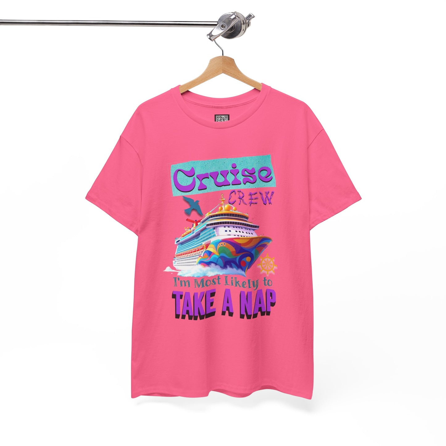 Cruise Crew Nap Tee, Unisex Cotton Shirt, Fun Cruise Vacation Apparel, Cruising Nautical Gift, Group Travel Outfit, Fun Cruise Shirt