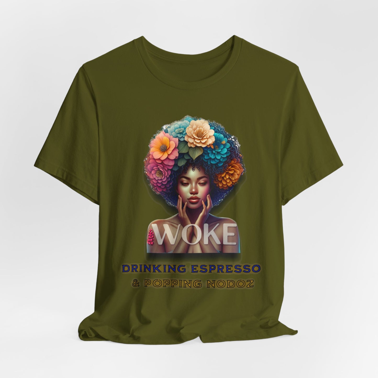 Woke Because We Can't Sleep on our Government, 92% Black Woman's Power Shirt, Melanin Women T-Shirts, Black Girl Magic T-Shirts,