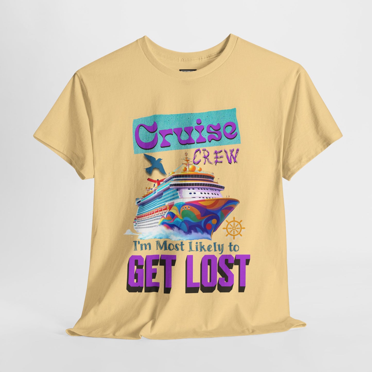 Cruise Crew T-Shirt - Funny Cruise Vacation Tees, Gift for Cruise Travelers, Funny Holiday Wardrobe, Nautical Adventure Apparel,