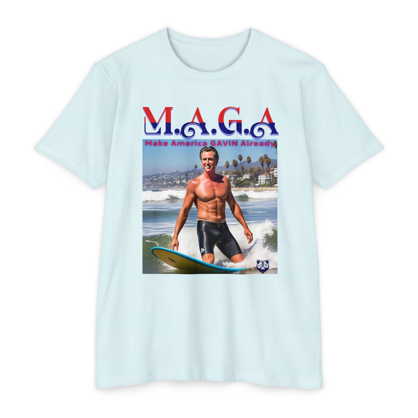 Make America Gavin Already T-shirt | Retro California Beach Vibe | Gavin Newsom T-shirt Apparel | Summer Style | California Pride Tees