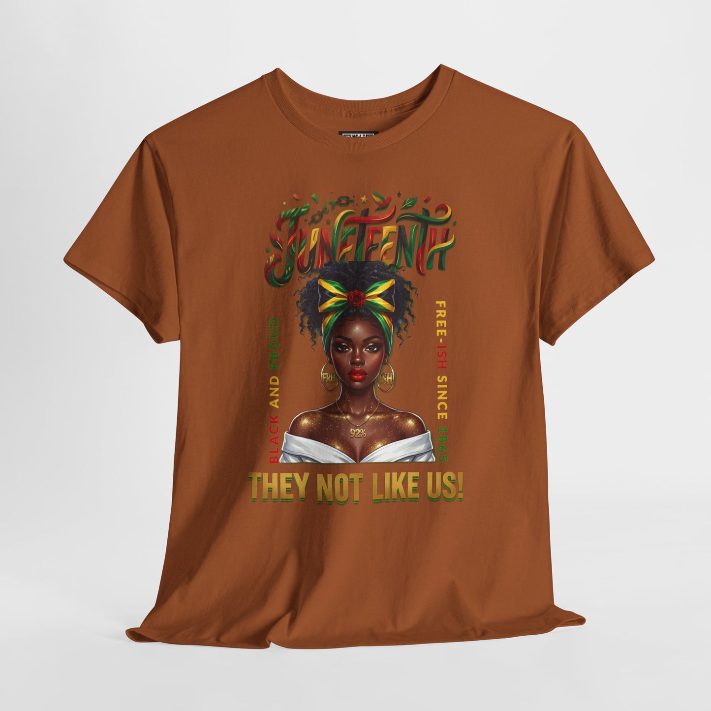 Juneteenth Celebration Tee — "They Not Like Us" Black History Graphic Shirt