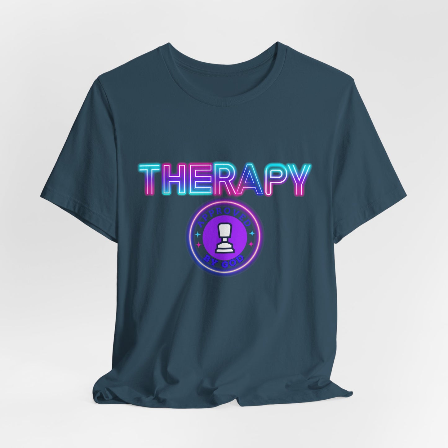 Mental Health Shirts, Mental Health Care Gifts, Inspirational Shirts, Therapy T-shirts, Therapy Works, Motivational T-Shirts, Religious Tees