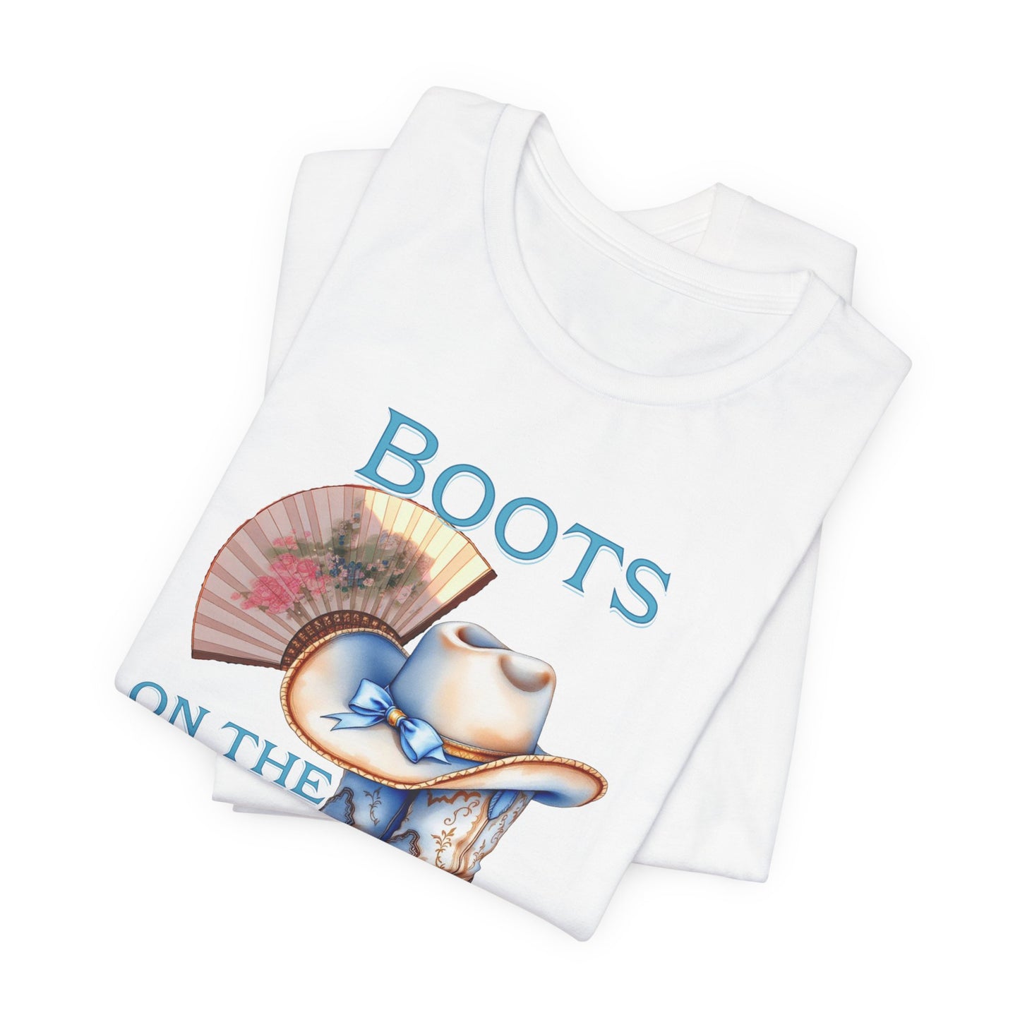 Cowboy Boots Graphic Tee - "Boots on the Ground" Inspired Design, Unisex Shirt for Men and Women, Country Music Lover Tees