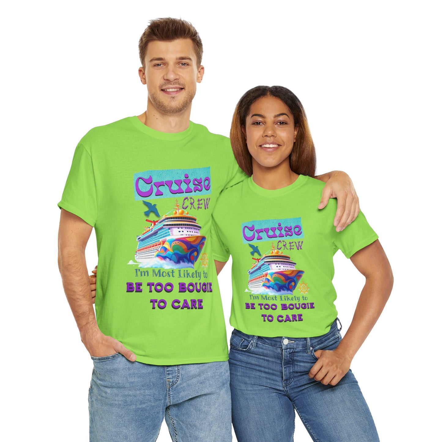 Cruise Crew Tee: Be Too Bougie to Care, Vacation Outfits, Nautical Shirt, Travel Gift, Summer Apparel, T-Shirt for the Bougie One