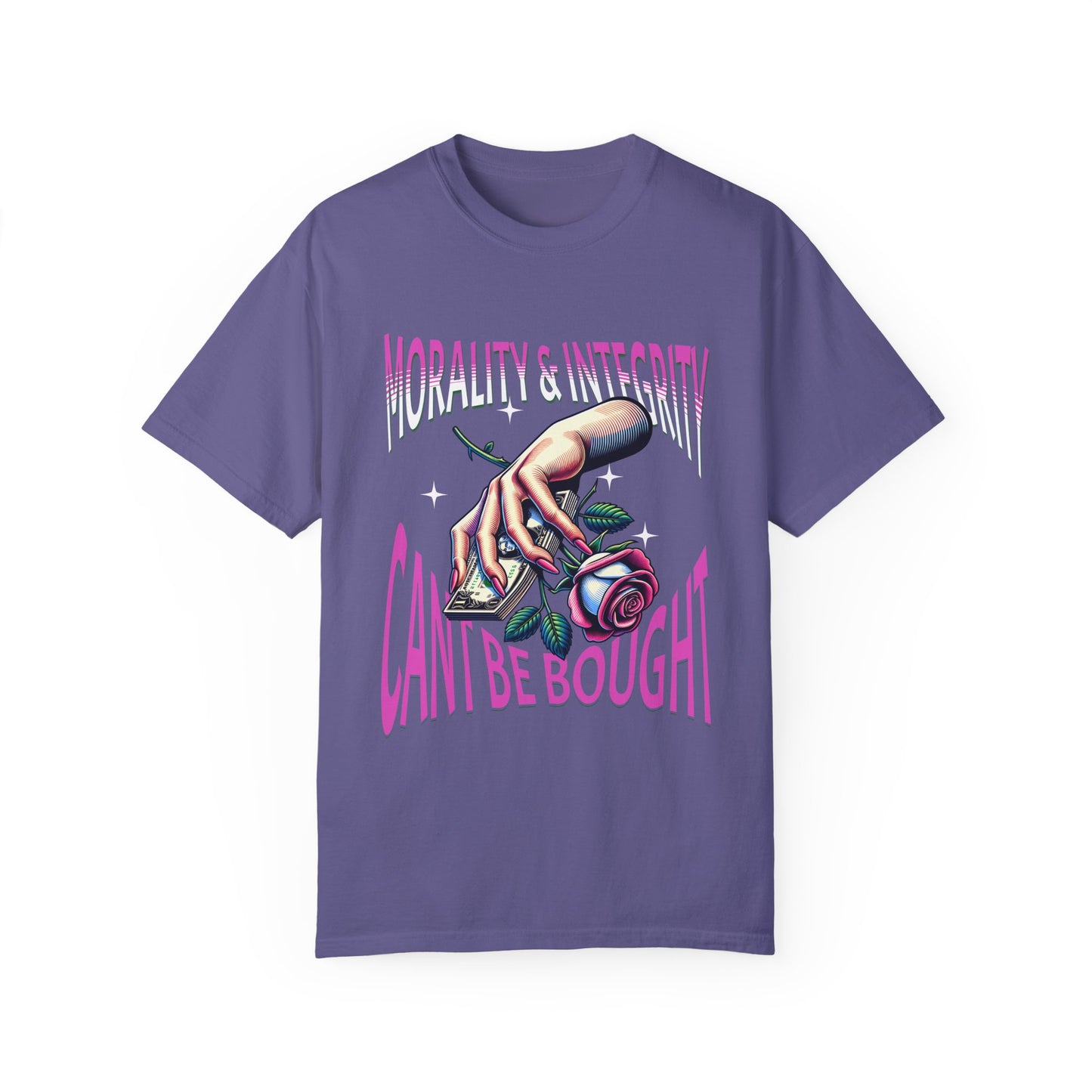 Morality & Integrity Can’t Be Bought T-Shirts, Inspirational T-Shirts, Unisex Morality Shirts, Motivational Shirts for a Gift, Integrity Shirts