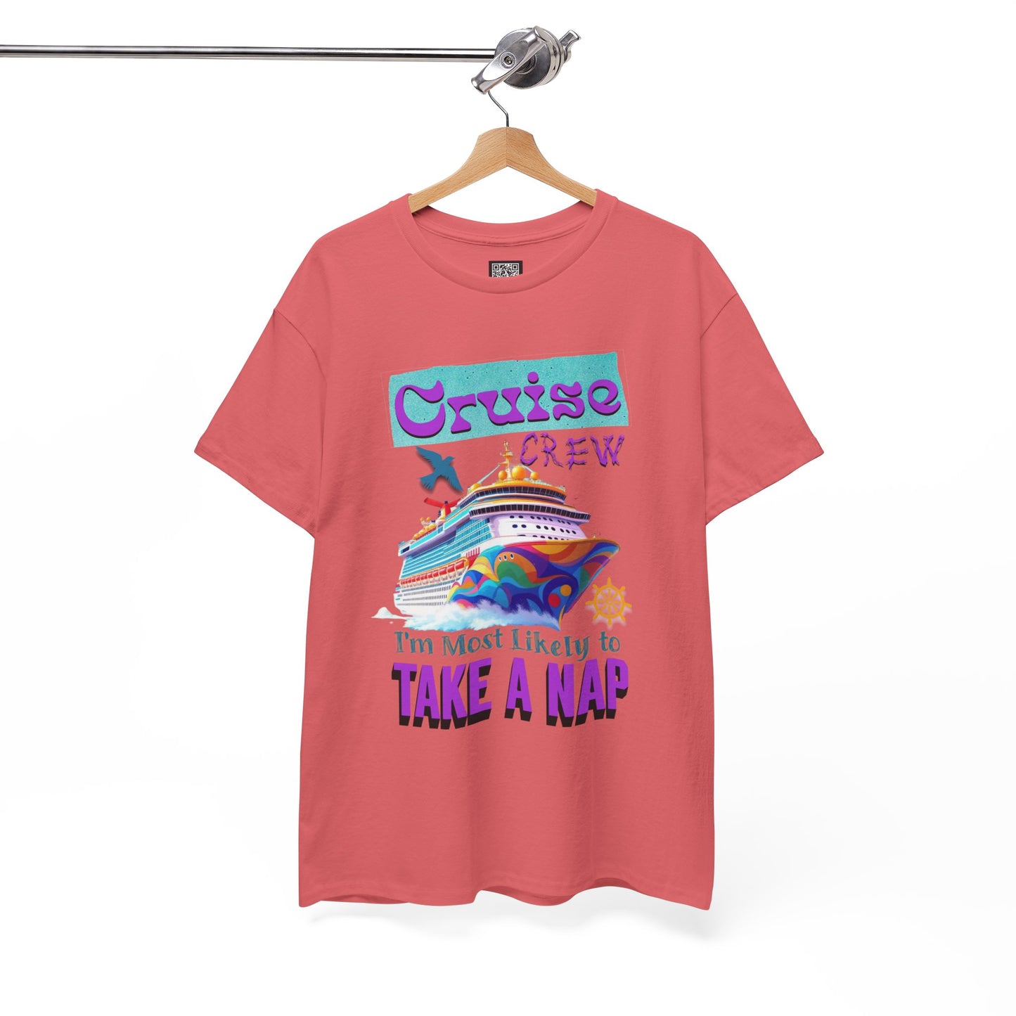 Cruise Crew Nap Tee, Unisex Cotton Shirt, Fun Cruise Vacation Apparel, Cruising Nautical Gift, Group Travel Outfit, Fun Cruise Shirt