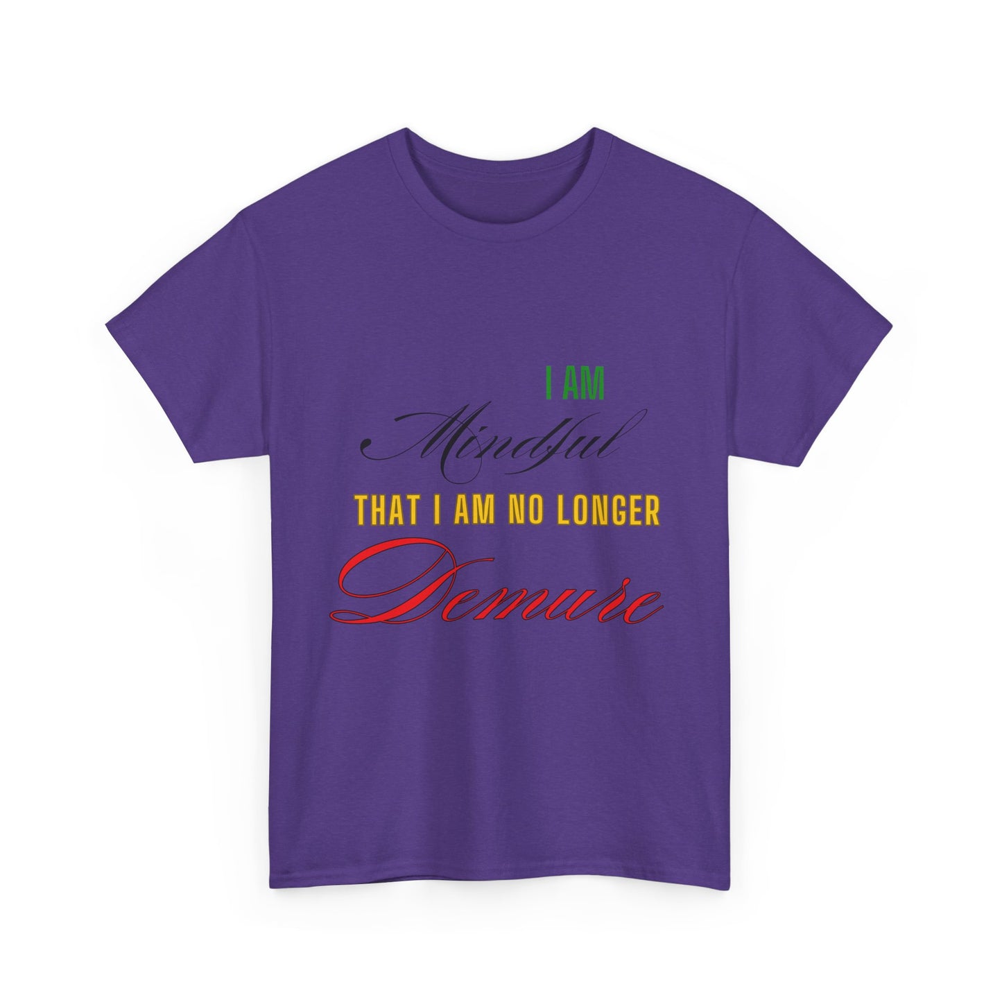 Demure Shirt, Funny Trendy T-Shirt, Viral Meme Shirt, Female Empowerment Shirt, Very Demure Very Mindful Very Cutesy, Minimalist Style, Fun