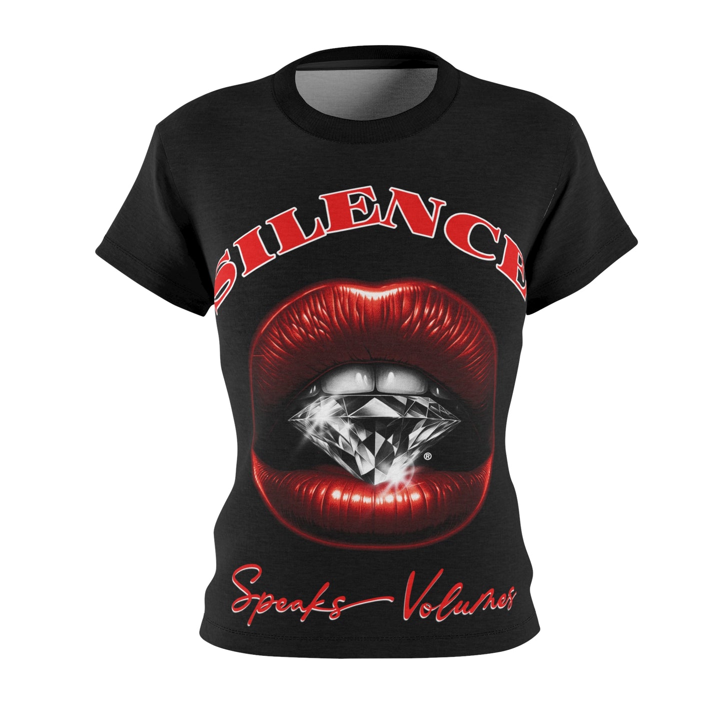 Statement Graphic Tee, Silence Speaks Loud Fashion Style, Trendy Urban Wear, Perfect for Parties, Unique Gift Idea, Casual Outfit Essential