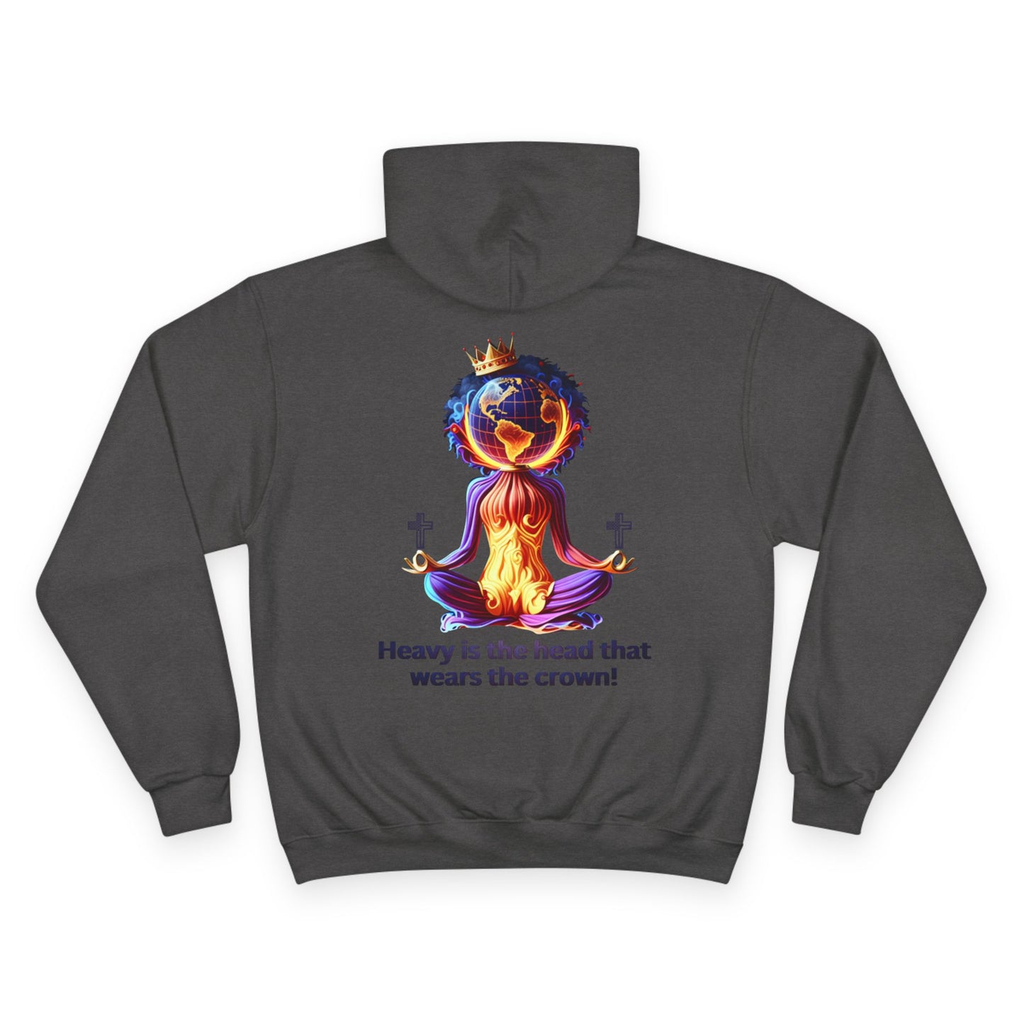 "Heavy is the Head" Champion Hoodie for Women, Inspirational Hoodie for Women, Women Empowerment Hoodies for Women