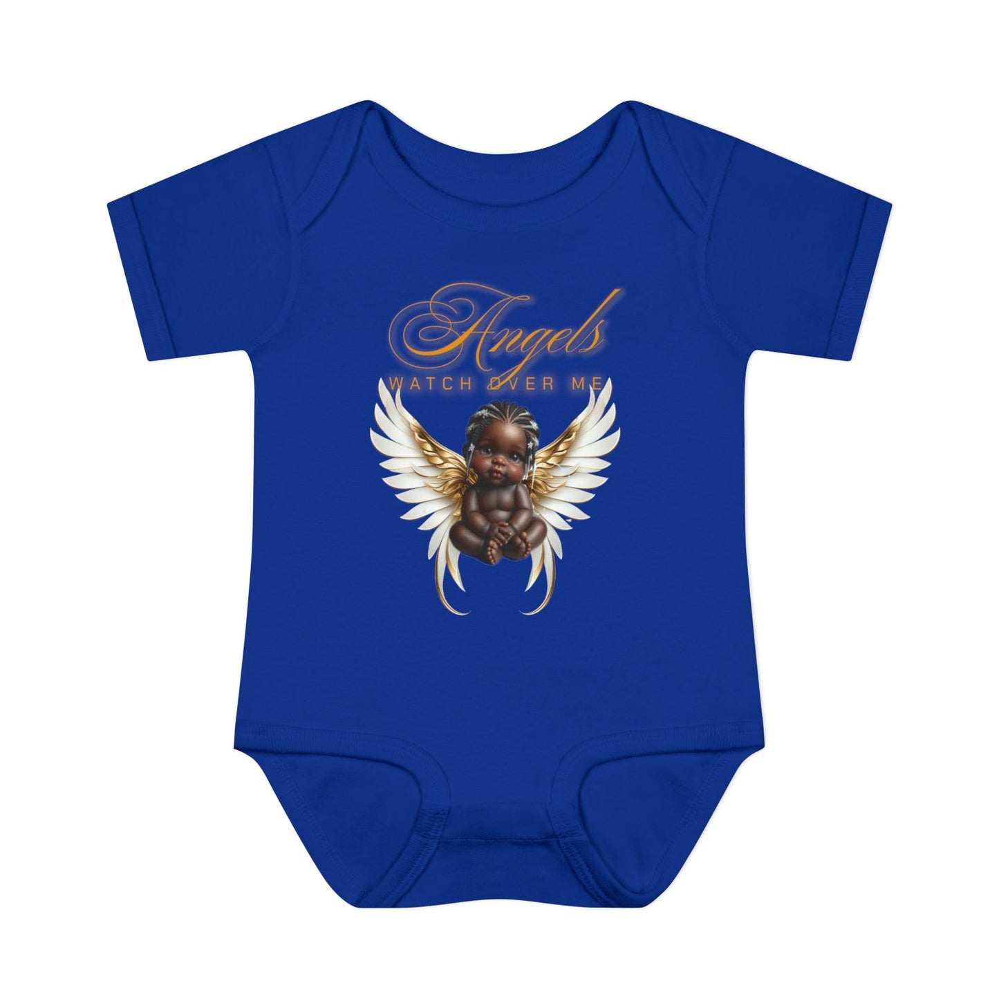 Angel Watch Over Me Infant Bodysuit – Adorable Baby Outfit for Newborns, Divine Guidance Baby Onesies, Religious Baby Onesies