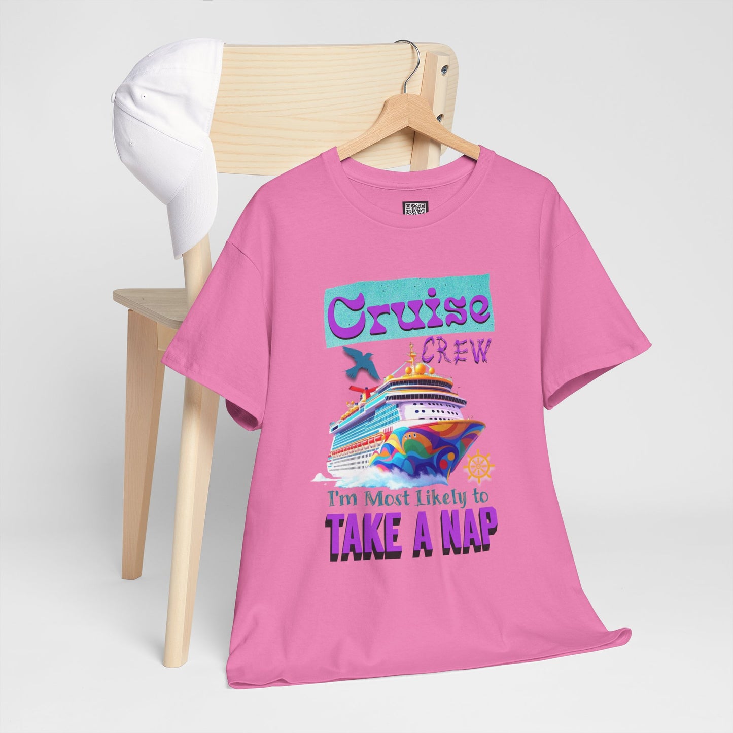Cruise Crew Nap Tee, Unisex Cotton Shirt, Fun Cruise Vacation Apparel, Cruising Nautical Gift, Group Travel Outfit, Fun Cruise Shirt