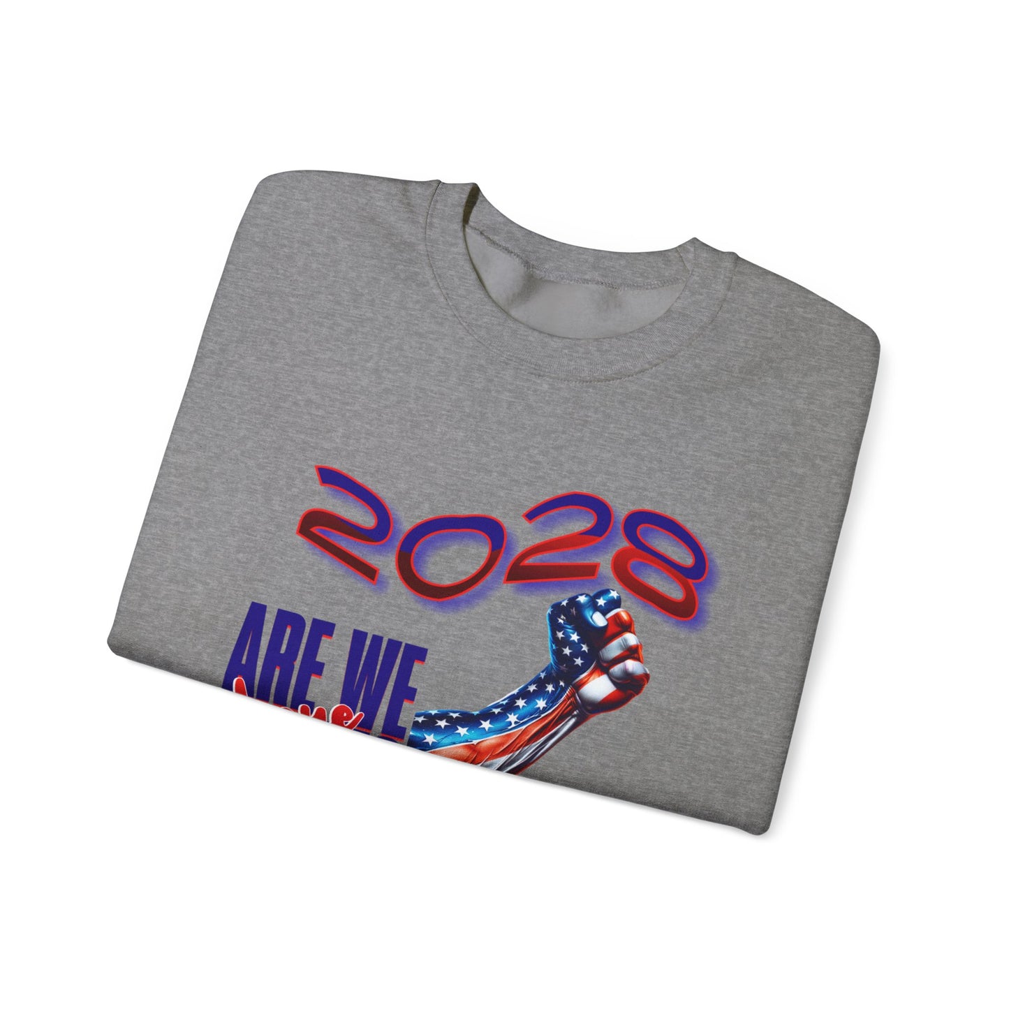 Are We There Yet 2028? - Patriotic Determination Design, American Flag Art, Political Statement Graphic Shirt, Activism and Patriotism Tees