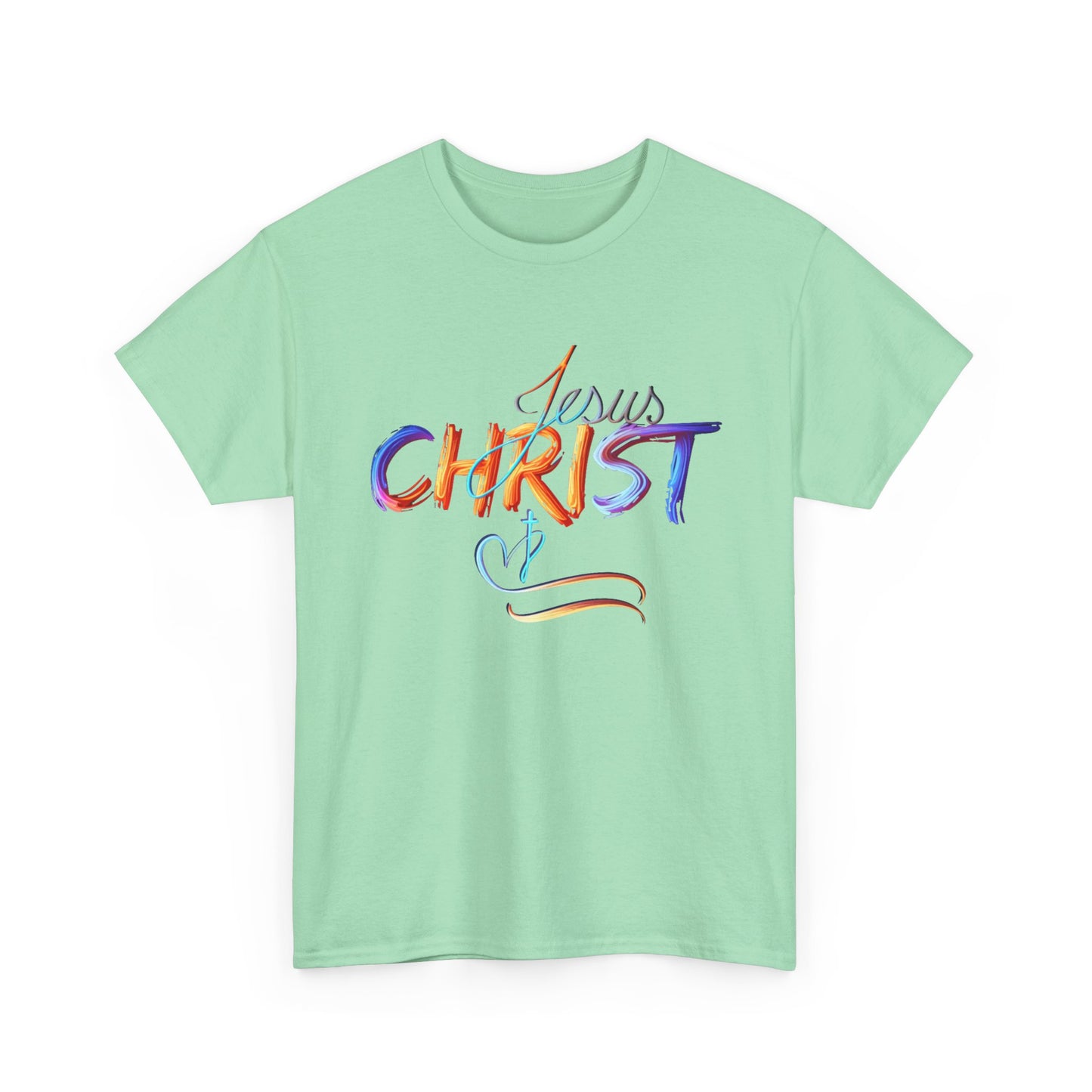 Jesus Christ Shirt, Faith & Light T-shirt, Christian Apparel, Bold Christian Graphics, Christian Gift, Faith-Based Art, Gospel Merchandise