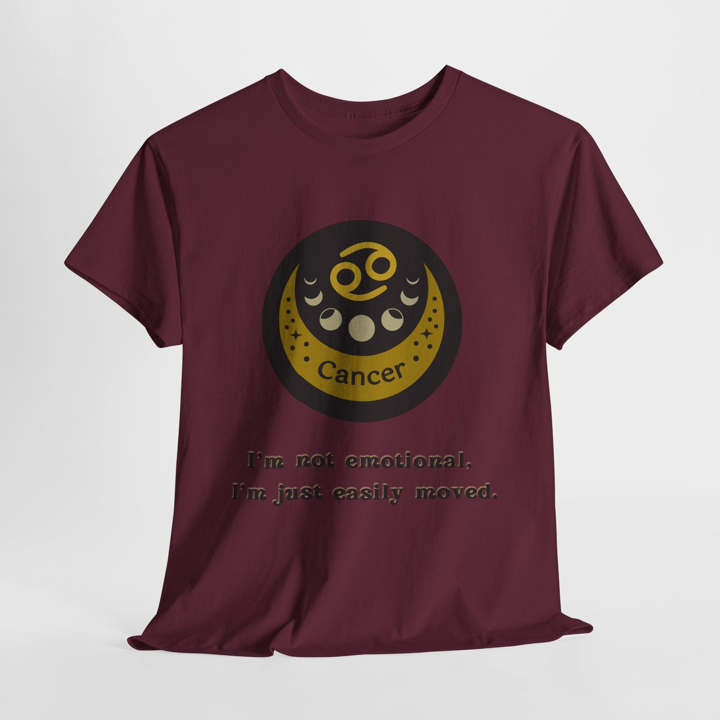 Cancer T-Shirt, Cancer Horoscope Gifts, Birth Month Gifts, Zodiac Sign T-Shirt Gifts, Astrology T-Shirt, Unisex Heavy Cotton Tee, Gift for a Cancer Horoscope