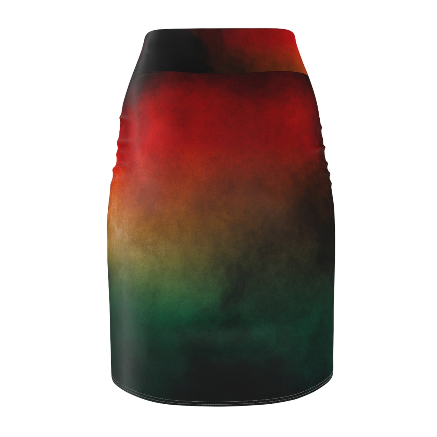 Women's Afrocentric Print Pencil Skirt, Red, Yellow, Green Pencil Skirt, Cute Pencil Skirt for Women,