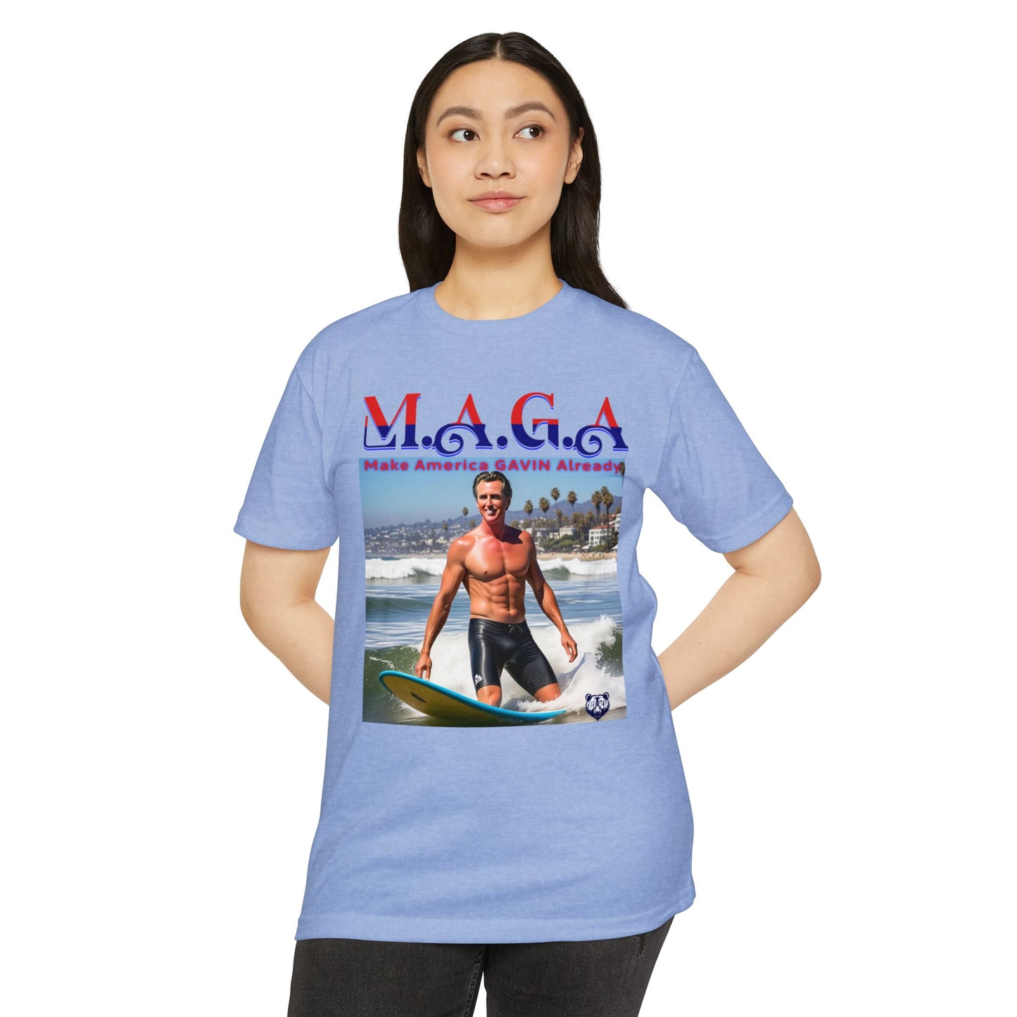 Make America Gavin Already T-shirt | Retro California Beach Vibe | Gavin Newsom T-shirt Apparel | Summer Style | California Pride Tees