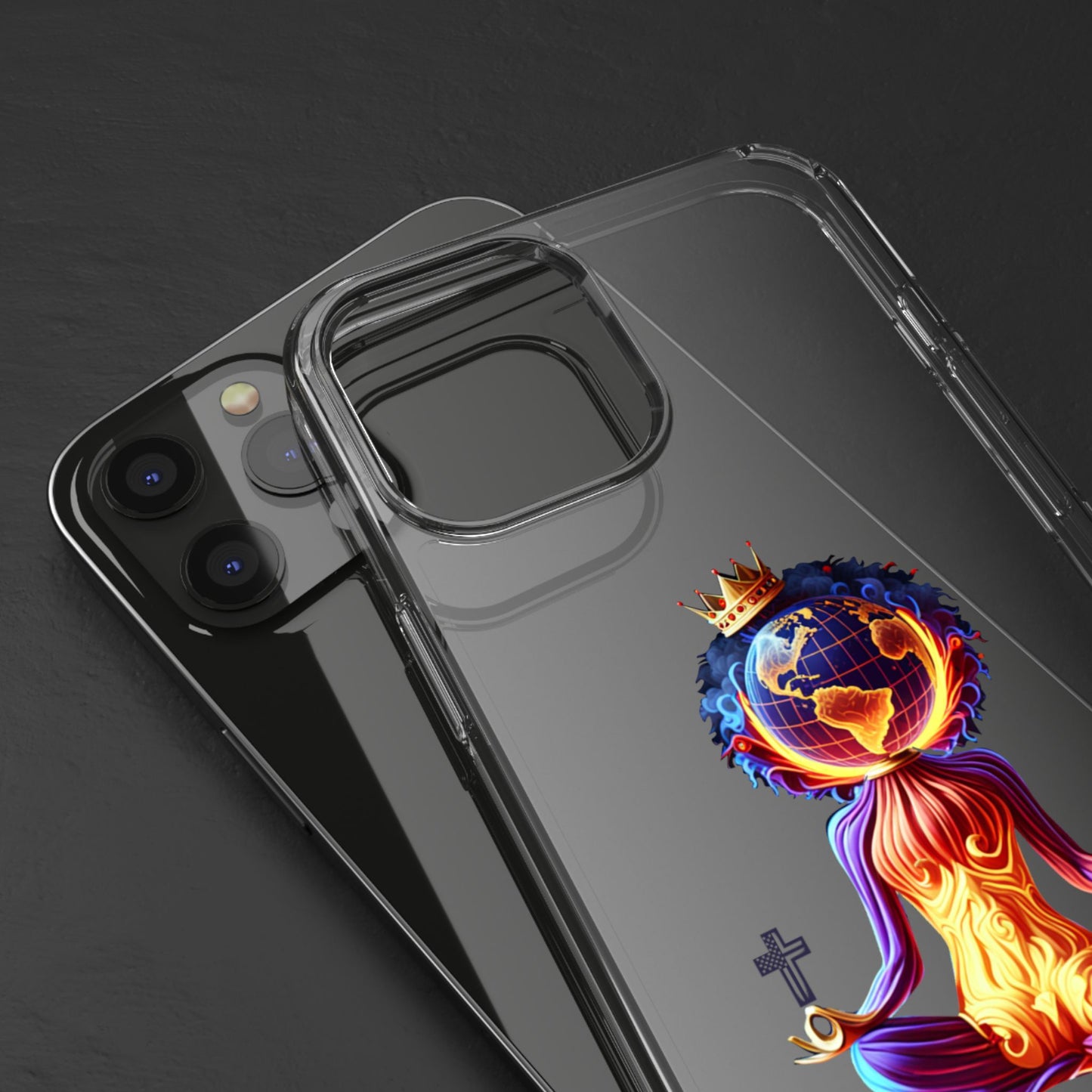 "Heavy is the Head" Clear Cellphone Case Cases, Inspirational Cellphone Case for iPhone and Samsung Phones, Custom Cellphone Case