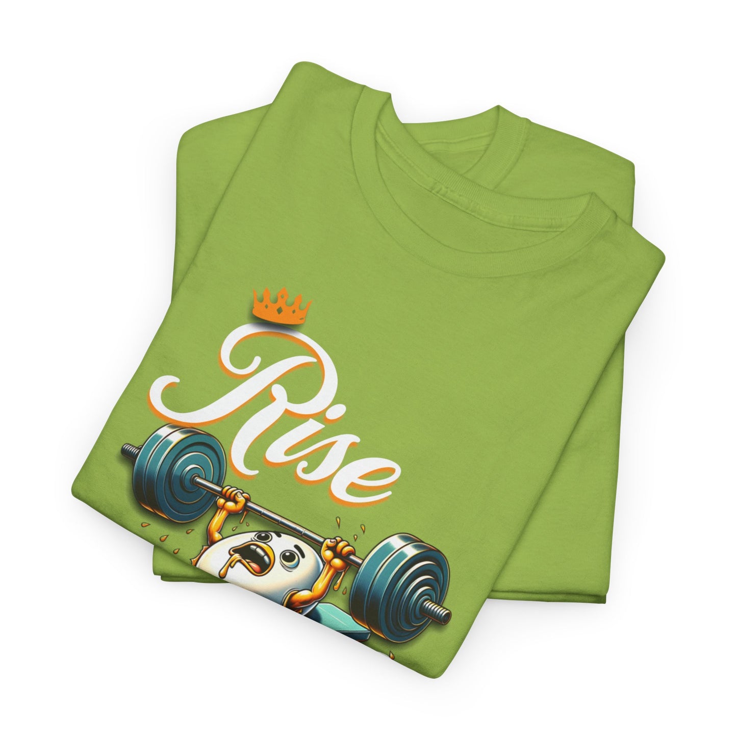 Egg-cellent Grind T-Shirts, Rise & Grind Gym Motivational Unisex Tee, Humorous T-Shirt for Fitness Enthusiasts, Motivational Cute Fitness T-Shirt