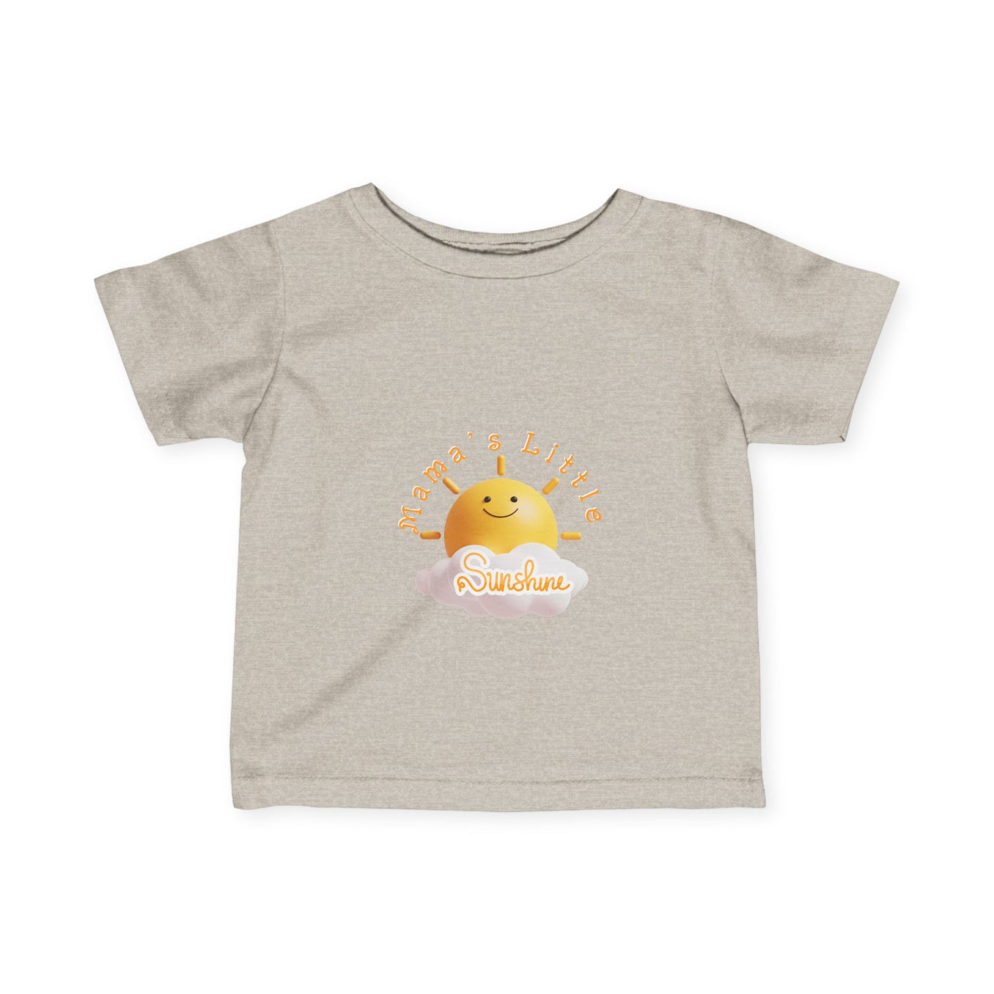 Mama's Little Sunshine Infant Fine Jersey Tee, Perfect Baby Shower Gift for Boy or Girl, 6-24 Mo. Toddler T-Shirt Gifts, T-Shirts for Toddler Boy and Girls