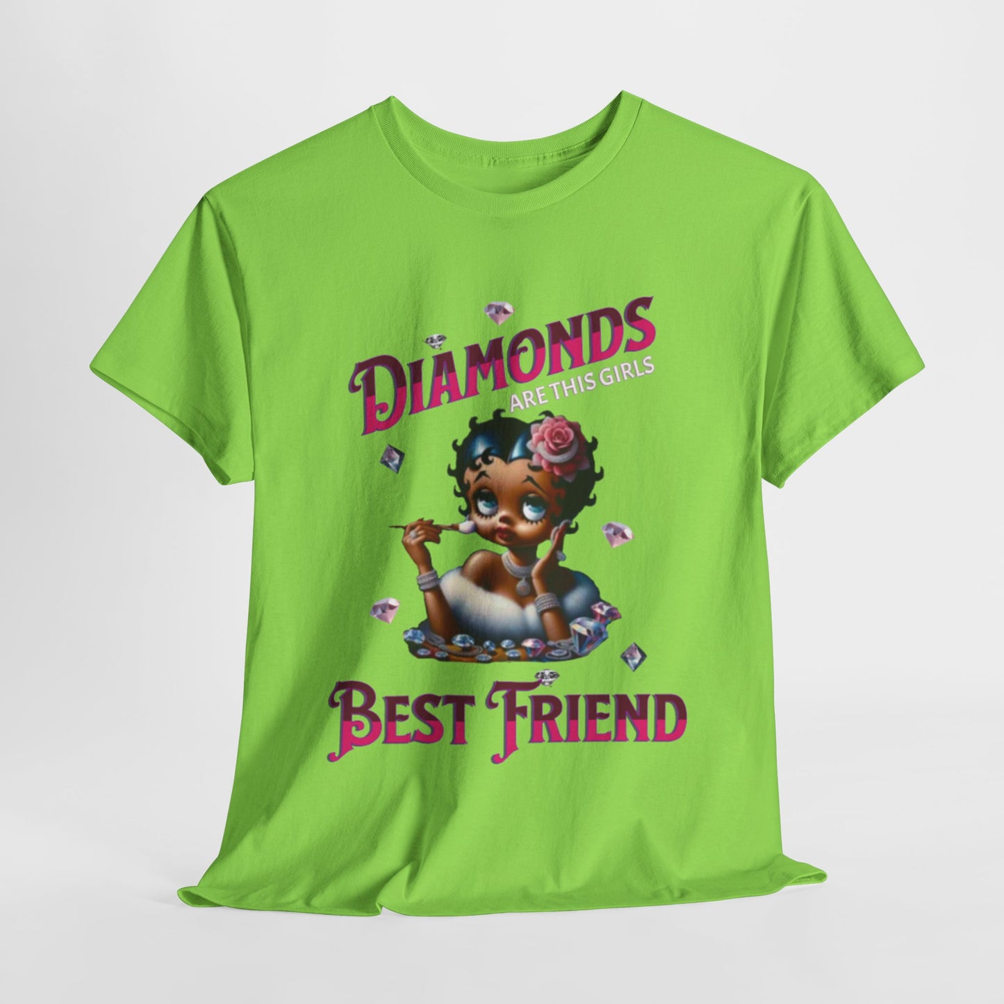 Diamonds Are This Girl's Best Friend, Marilyn Monroe Quote Shirt, Best Friend Tees, Betty Boop I Love Diamonds T-Shirts,