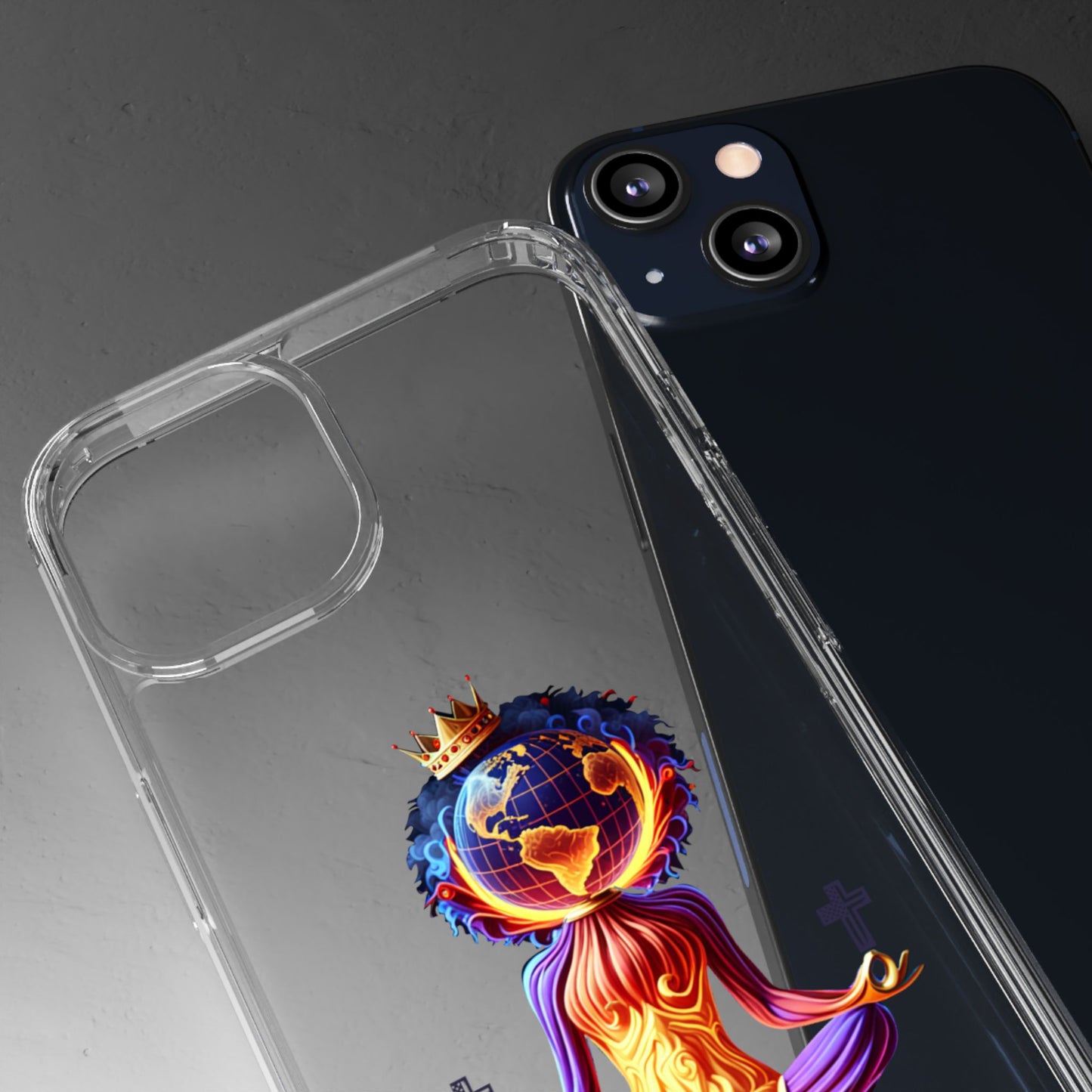 "Heavy is the Head" Clear Cellphone Case Cases, Inspirational Cellphone Case for iPhone and Samsung Phones, Custom Cellphone Case