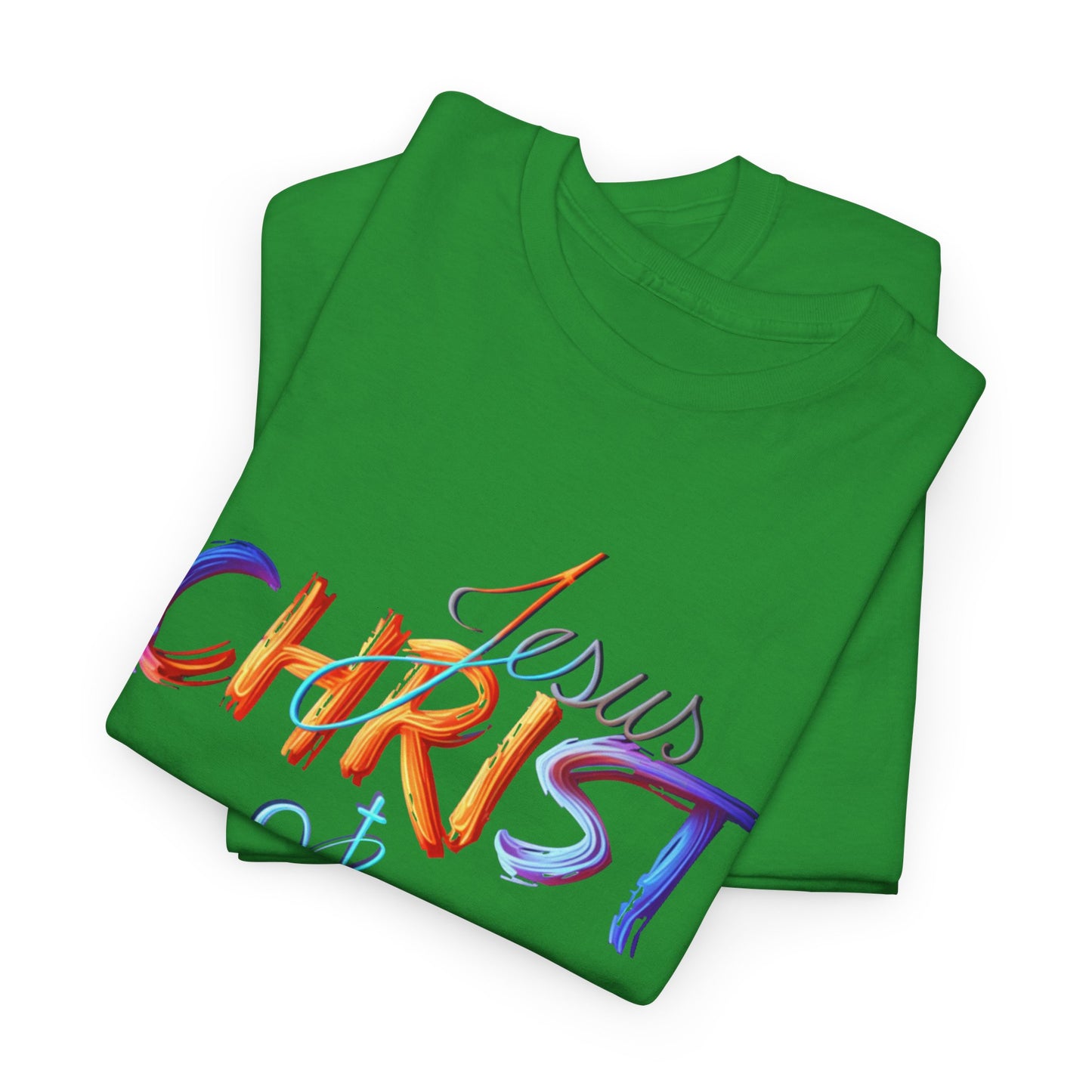 Jesus Christ Shirt, Faith & Light T-shirt, Christian Apparel, Bold Christian Graphics, Christian Gift, Faith-Based Art, Gospel Merchandise