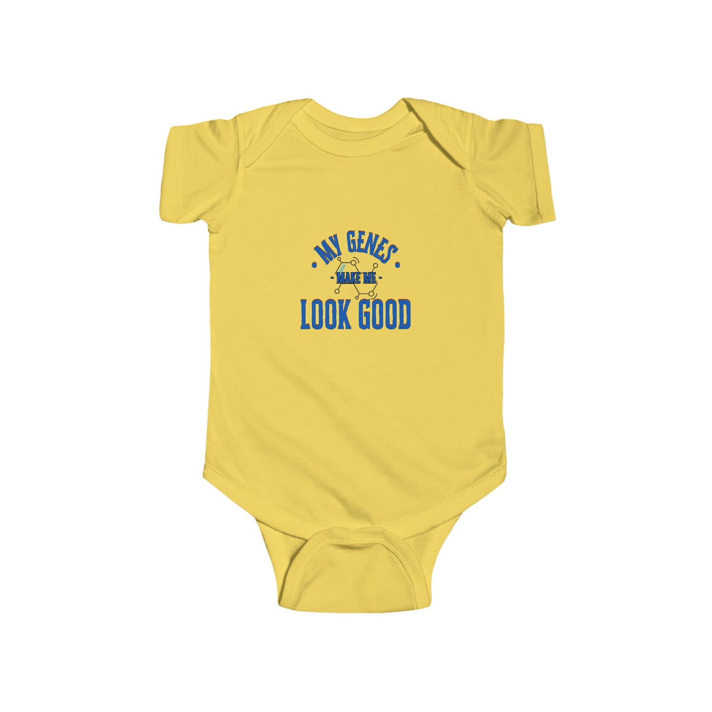 Funny Baby Onesies, My Genes Make Me Look Good, Cute Baby Onesie from 0-24 Months, Onesies for Boys and Girls, Cute Baby Shower Gift