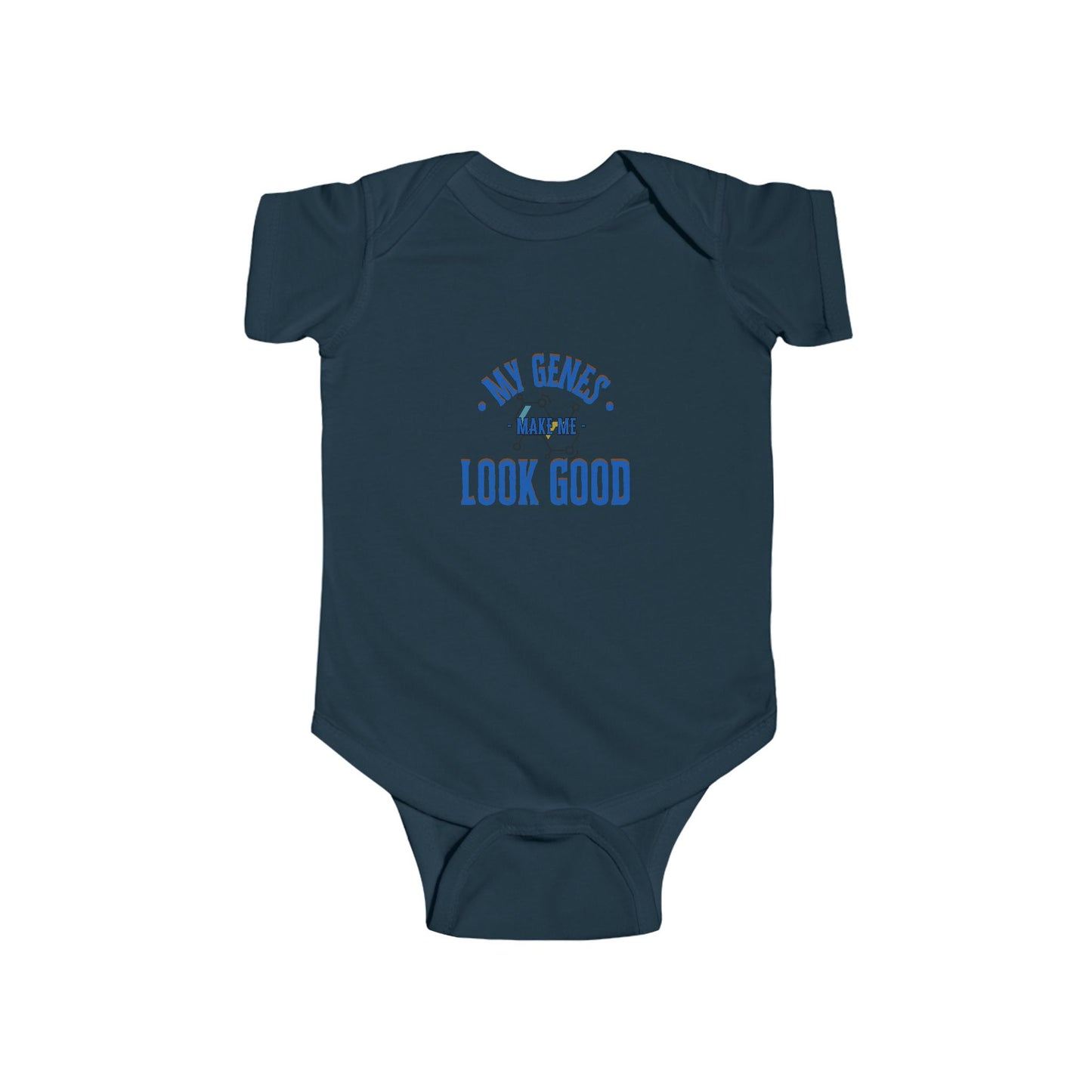 Funny Baby Onesies, My Genes Make Me Look Good, Cute Baby Onesie from 0-24 Months, Onesies for Boys and Girls, Cute Baby Shower Gift