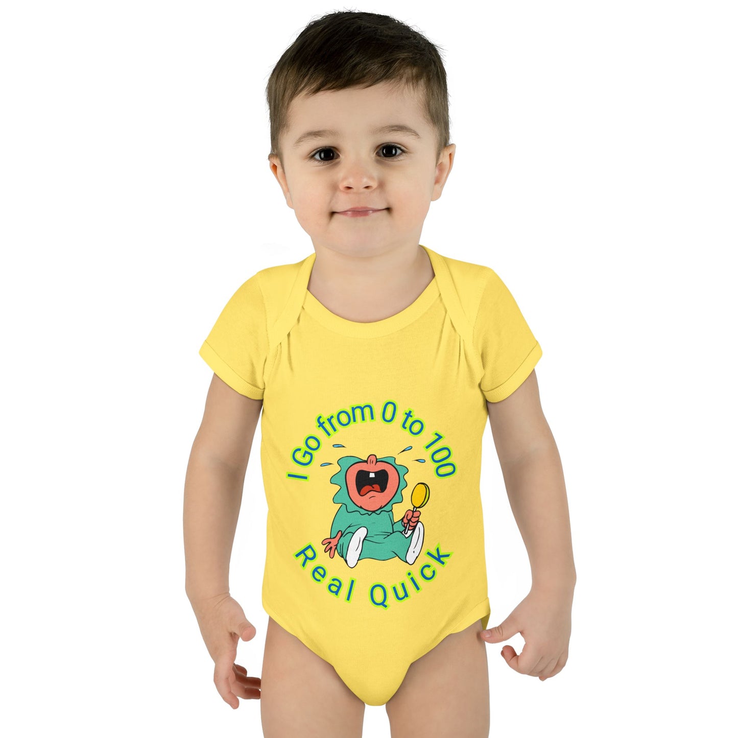 Funny Baby Onesies from 0 to 24 Months, Cute Colorful Baby Onesies for Boy or Girl, From 0 to 100 Real Quick, Newborn Baby Shower Gifts