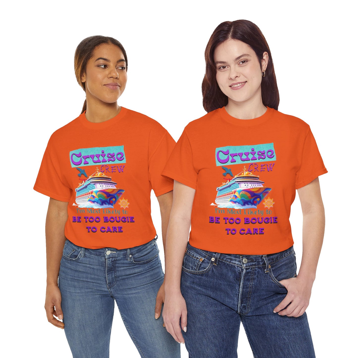 Cruise Crew Tee: Be Too Bougie to Care, Vacation Outfits, Nautical Shirt, Travel Gift, Summer Apparel, T-Shirt for the Bougie One