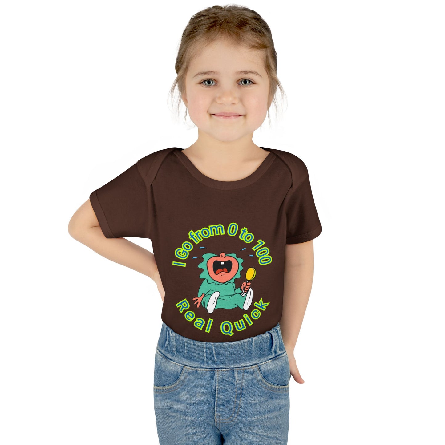 Funny Baby Onesies from 0 to 24 Months, Cute Colorful Baby Onesies for Boy or Girl, From 0 to 100 Real Quick, Newborn Baby Shower Gifts