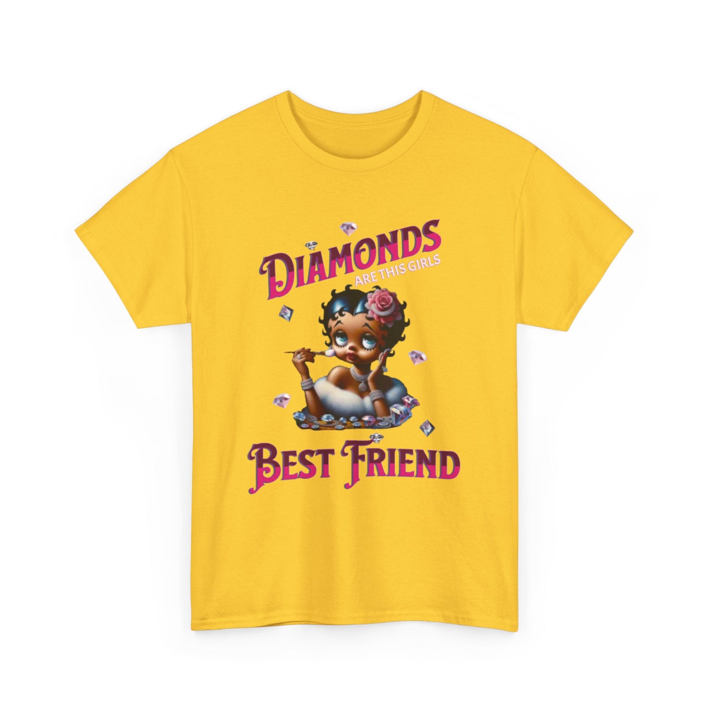 Diamonds Are This Girl's Best Friend, Marilyn Monroe Quote Shirt, Best Friend Tees, Betty Boop I Love Diamonds T-Shirts,