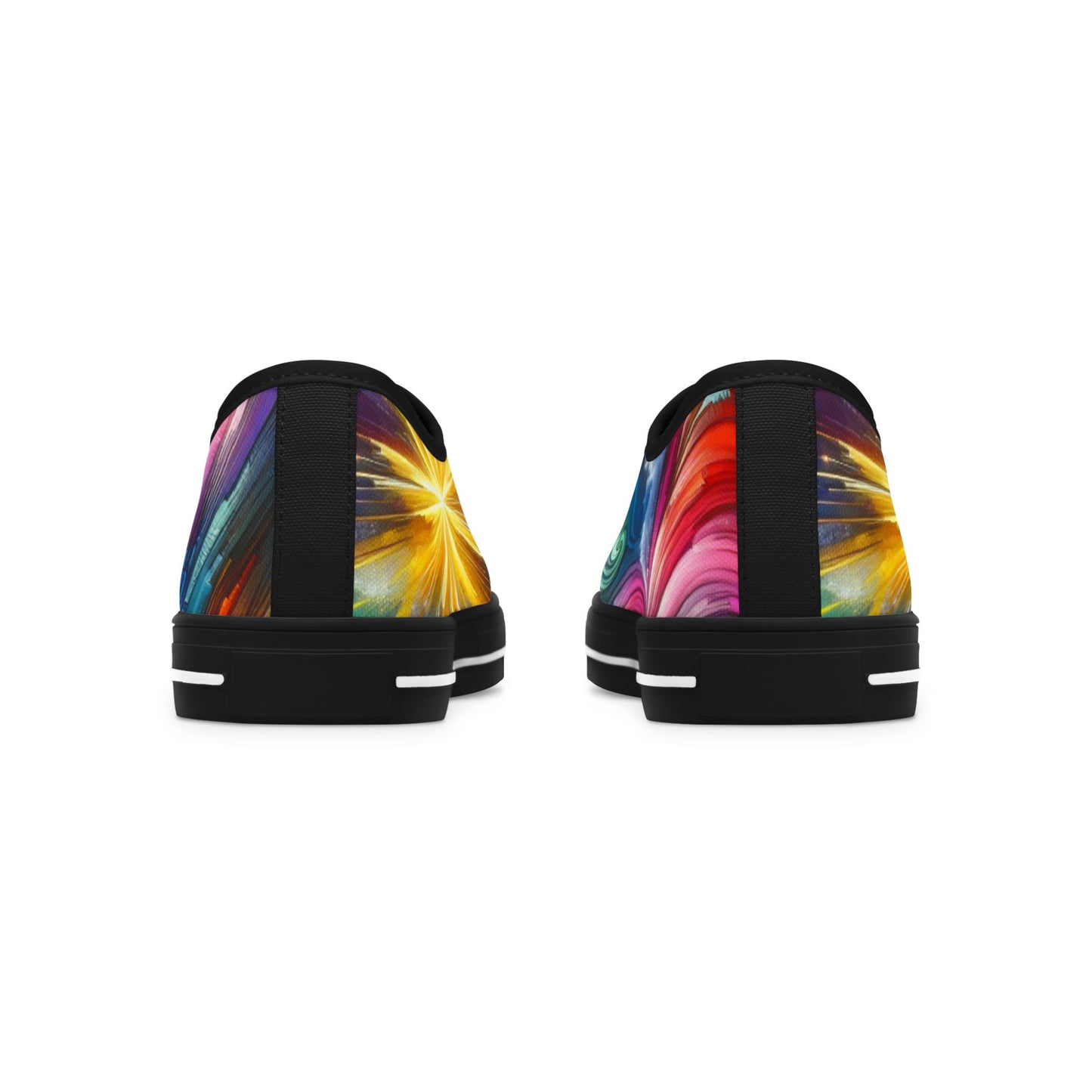 Vibrant Women's Low Top Sneakers, Colorful Casual Shoes, Trendy Tennis Shoes, Graffiti Sneakers, Lightweight Fashion Footwear